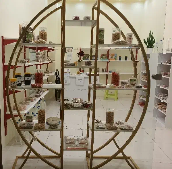 شلف استند فلزی چوبی|بوفه، ویترین، کنسول|اسکو, |دیوار