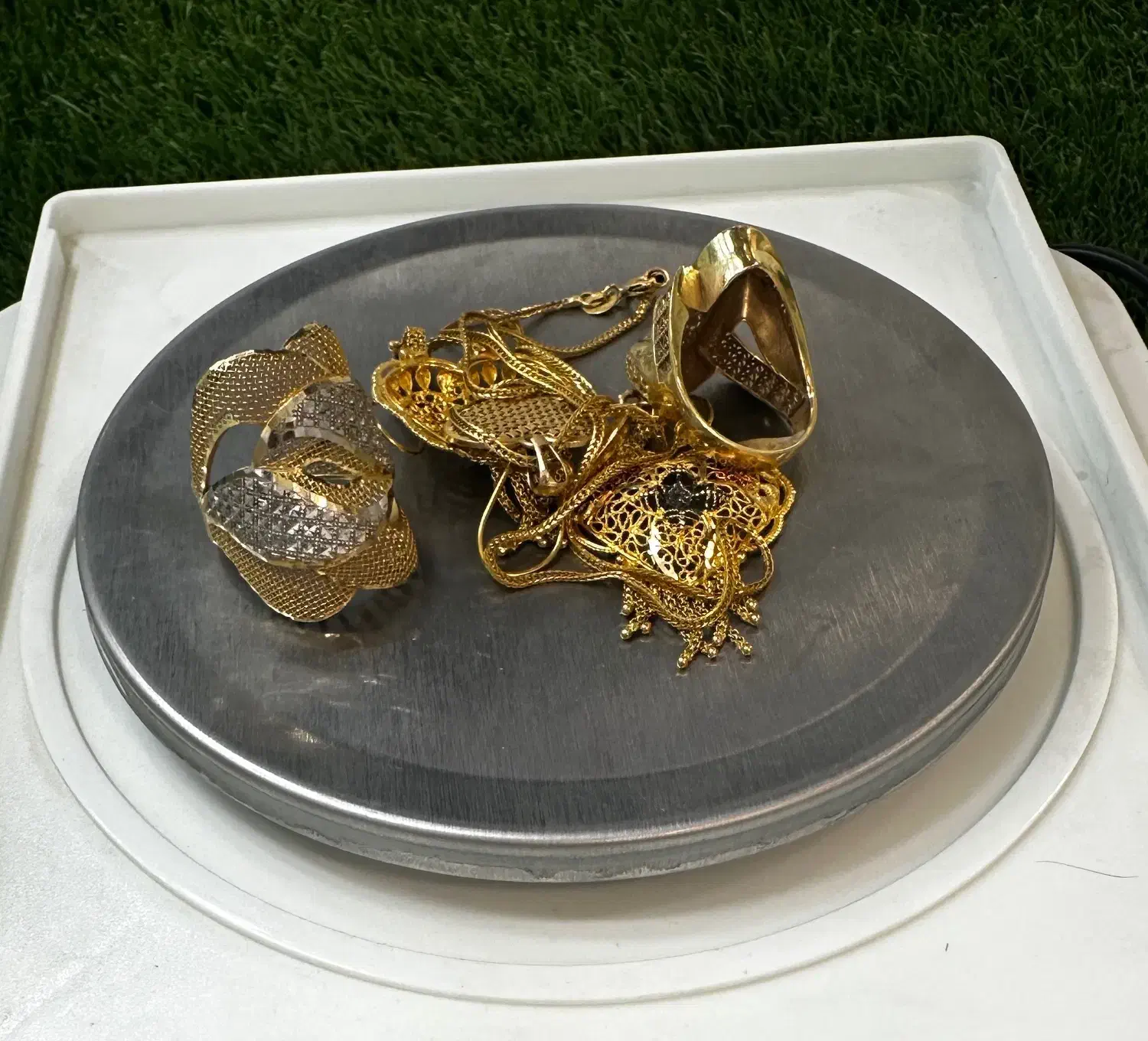 ۲۳ونیم گرم طلای مستعمل سالم|جواهرات|زابل, |دیوار