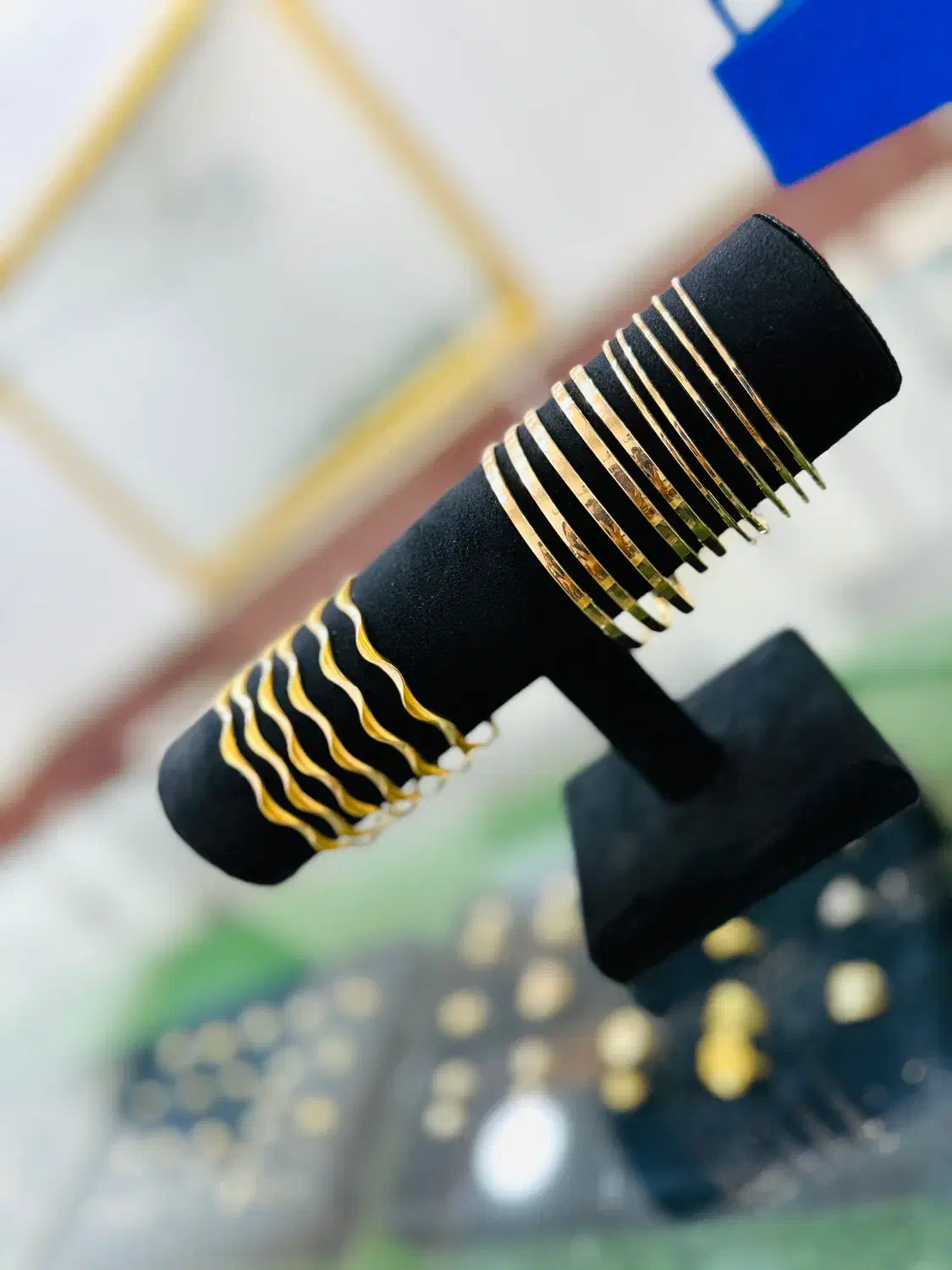 طلافروشی بهزاد ،النگو نیم پوش قسطی فقط با۲۰میلیون|جواهرات|زابل, |دیوار