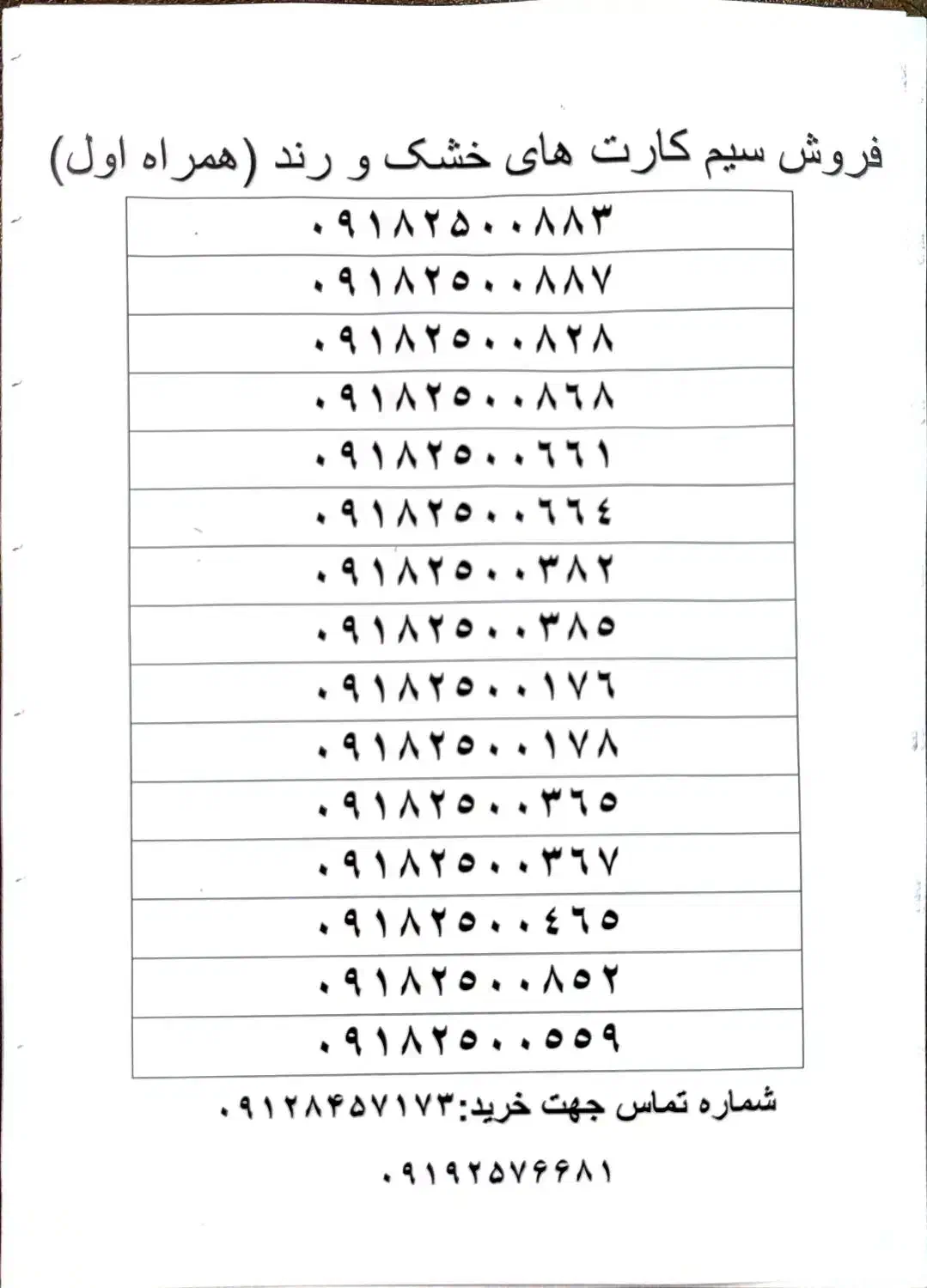 سیم کارت ۹۱۸|سیم‌کارت|اراک, |دیوار