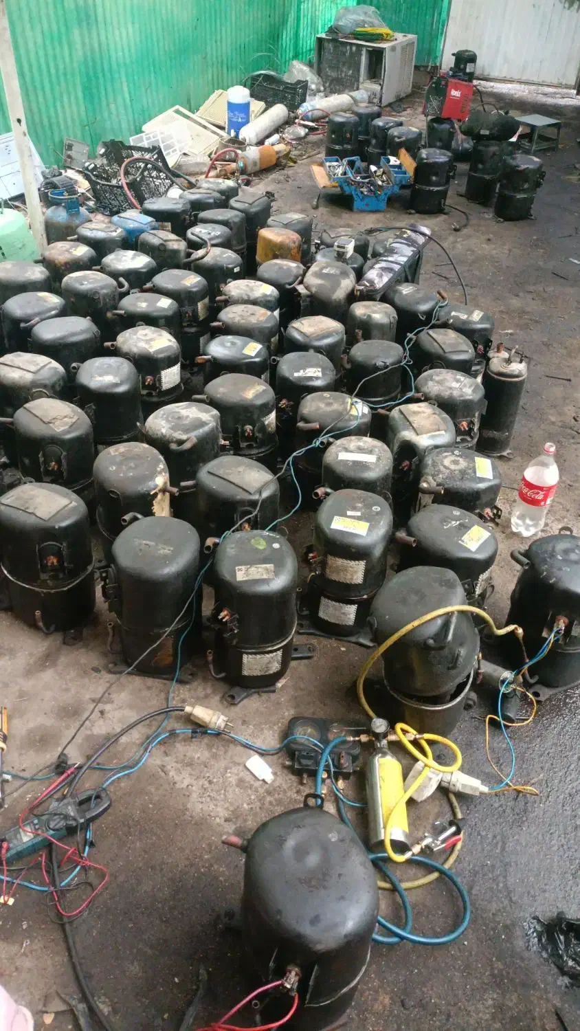 کولر گازی سوخته و زرد و مس|کولر گازی و فنکوئل|مسجد سلیمان, |دیوار