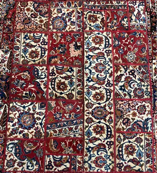 فرش های چهل تیکه دستبافت|فرش|اصفهان, مرداویج|دیوار