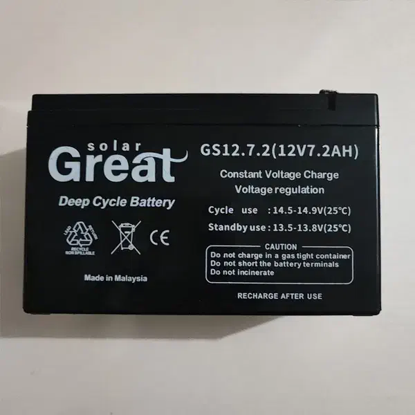 باطری 12ولت 7.2 آمپر مالزی|قطعات و لوازم جانبی رایانه|مشهد, گوهرشاد|دیوار