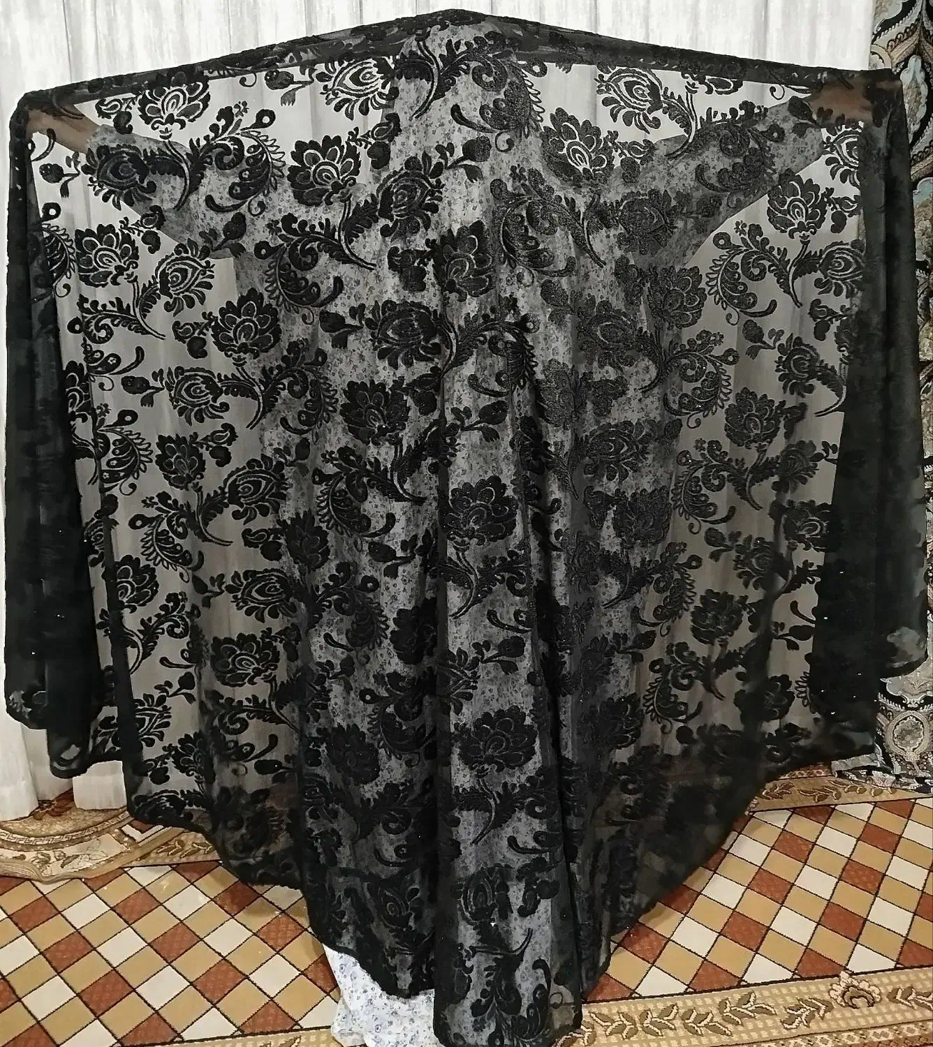 چادر مخمل مجلسی|لباس|مشهد, کلاهدوز|دیوار