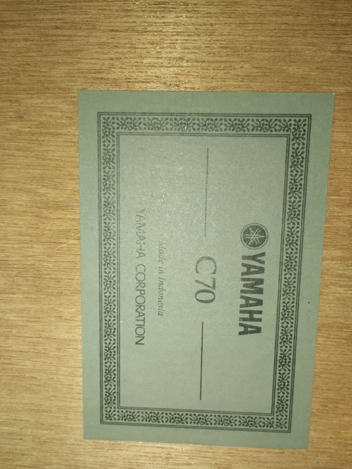 گیتار یاماهاc70اصل اندونزی|گیتار، بیس، امپلیفایر|اقبالیه, |دیوار