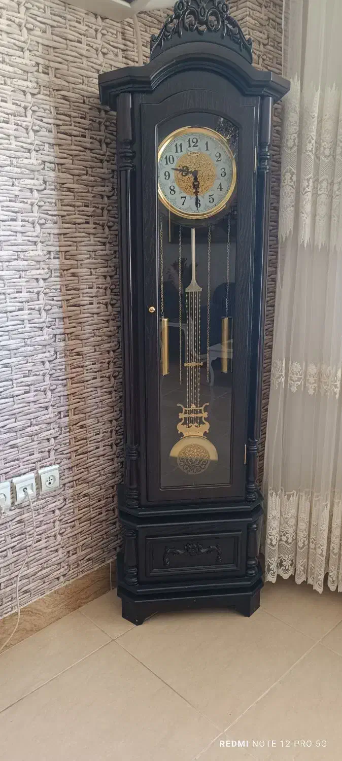 ساعت ایستاده چوب راش اصل|ساعت دیواری و تزئینی|مهاباد (آذربایجان غربی), |دیوار