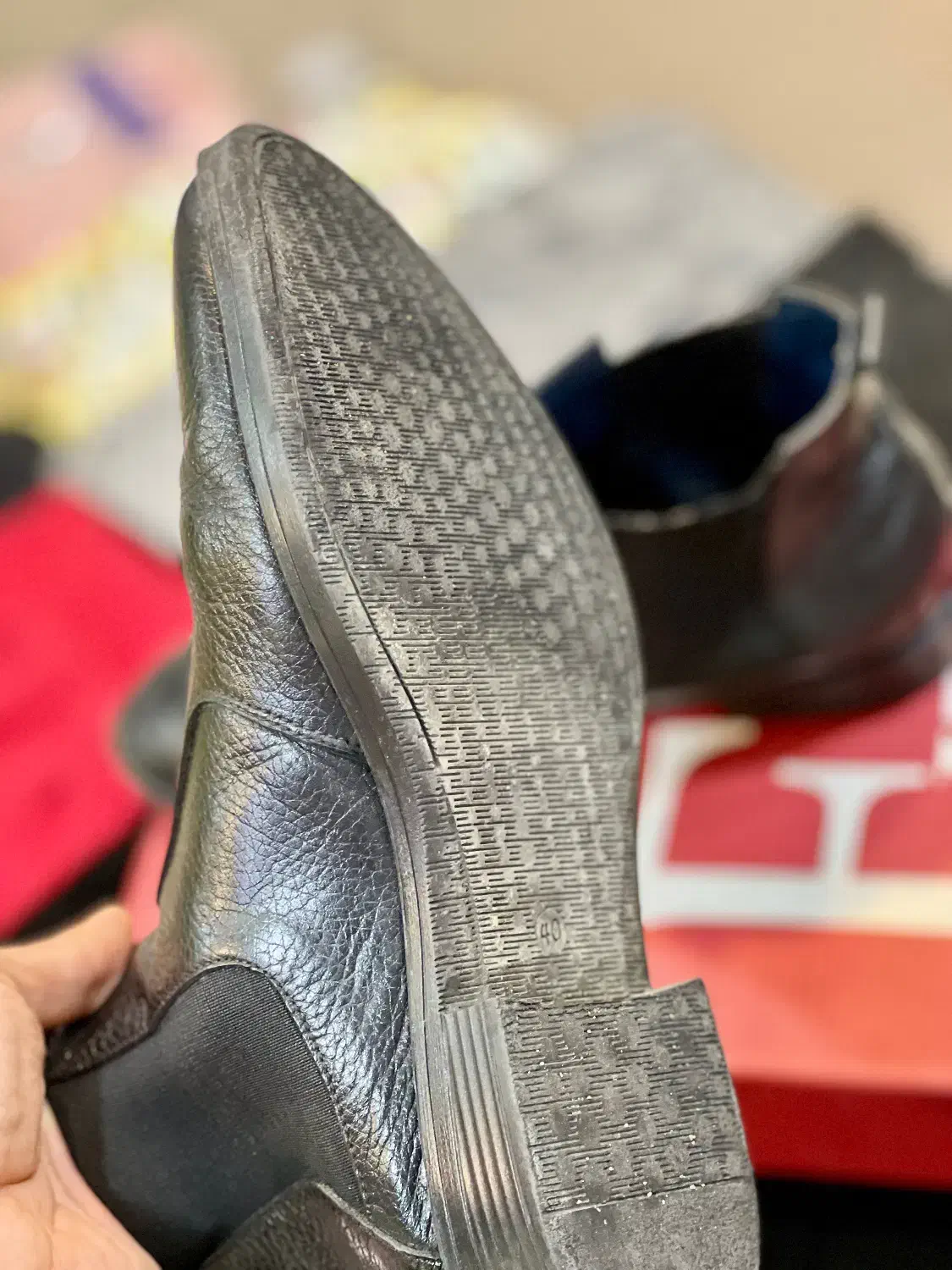 کفش چرمی ترک در حد|کیف، کفش، کمربند|بانه, |دیوار