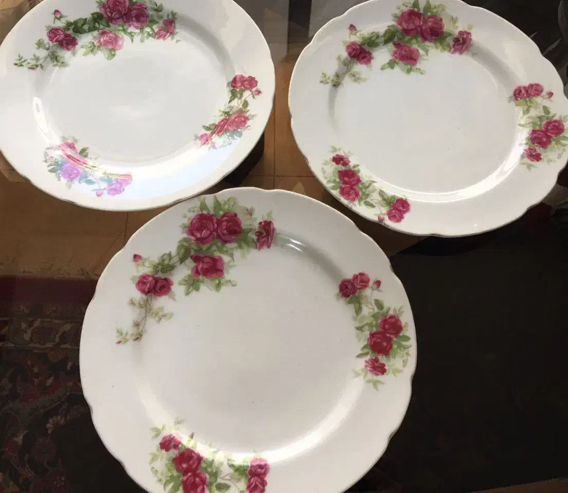 ظروف گلسرخی قدیمی|ظروف سرو و پذیرایی|مشهد, سید رضی|دیوار