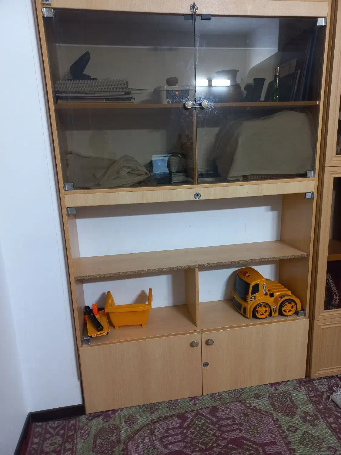 کتابخانه ام دی اف|کتابخانه، شلف، قفسه‌های دیواری|سمنان, |دیوار