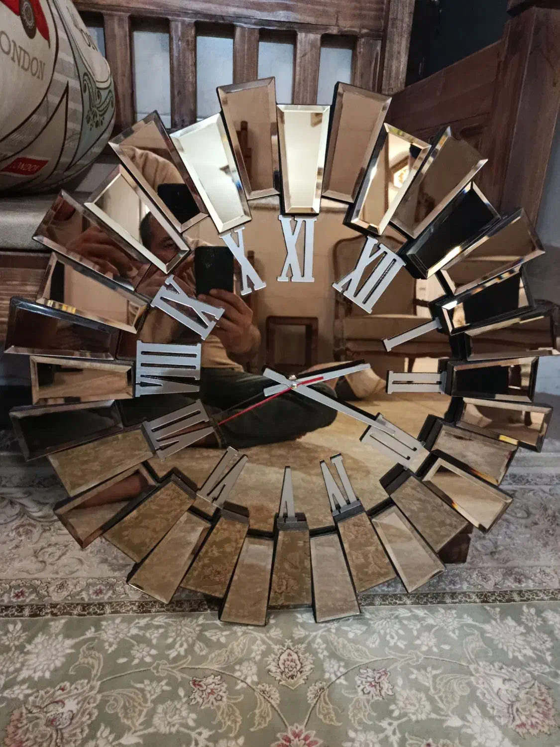 ساعت دیواری آیینه ای|ساعت دیواری و تزئینی|رباطکریم, حصار مهتر|دیوار