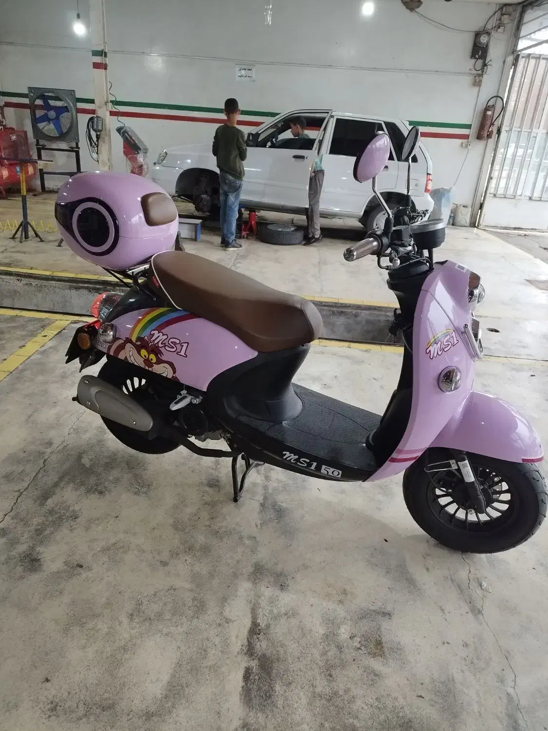 موتور ۵۰ کویر ۱۴۰۳ طرح وسپا|موتورسیکلت|خمام, |دیوار