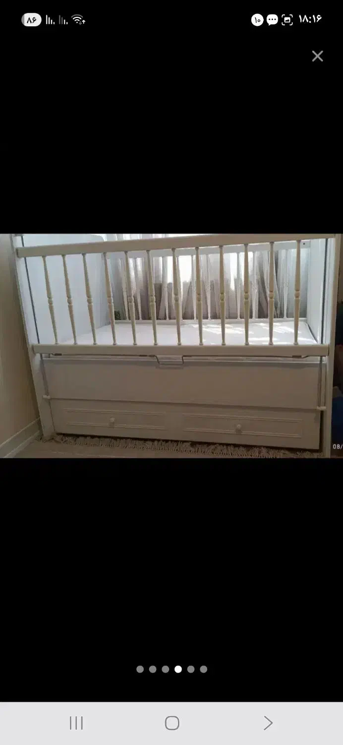 تخت کودک در حد نو|تخت و صندلی بچه|اسلامشهر, شهرک واوان|دیوار