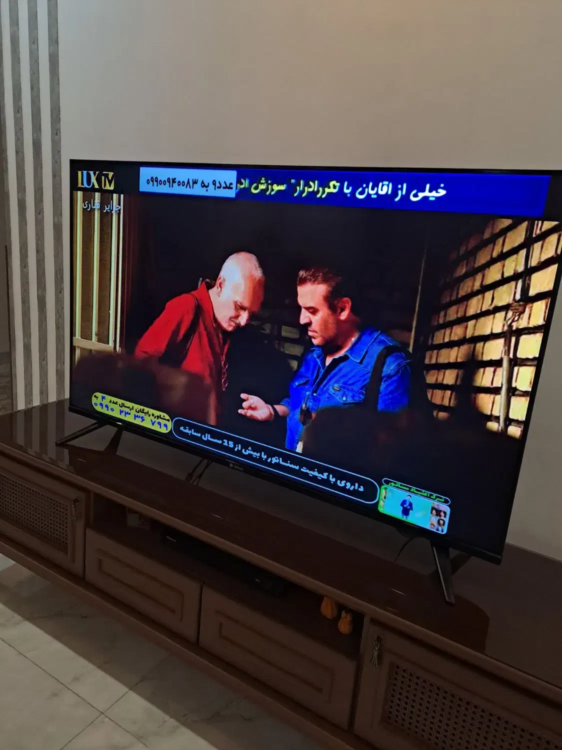 تلوزیون۵۵اینچ اسنوا|تلویزیون و پروژکتور|هشتگرد, شهرک ولیعصر (مصلی)|دیوار