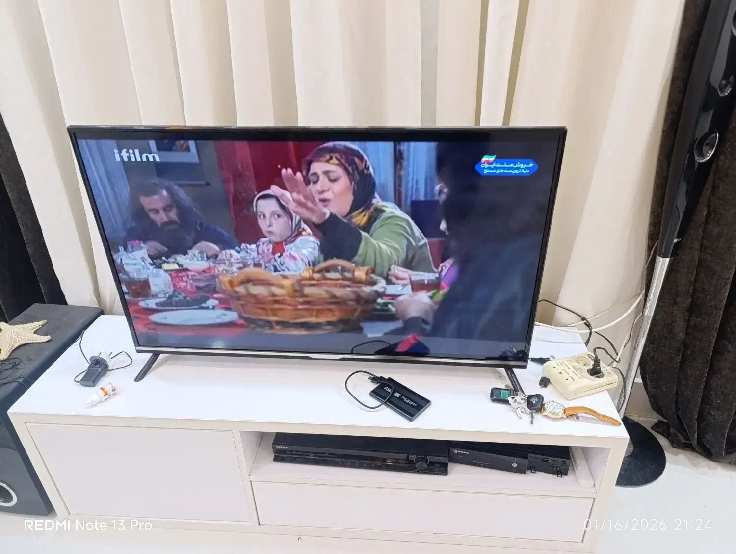 تلویزیون ۴۳ جی پلاس بسیار سالم|تلویزیون و پروژکتور|فاضل آباد, |دیوار