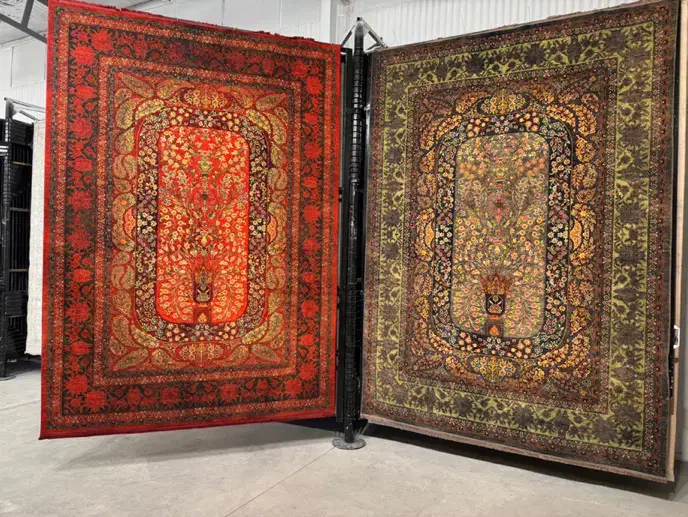 فرش پلمپ نو آک ۷۰۰شونه ۱۲متری جُردن|فرش|شیراز, زیباشهر|دیوار