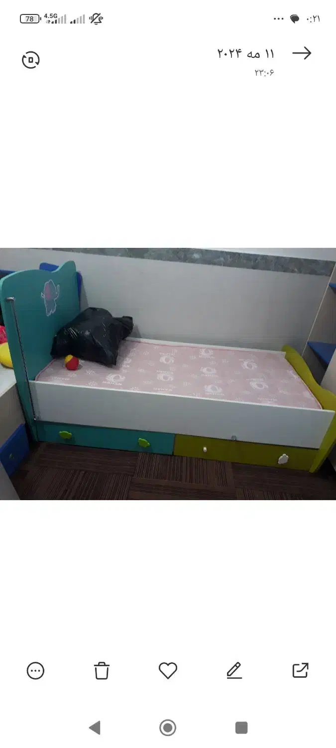 فروش تخت وکمد کودک|تخت و سرویس خواب|نکا, |دیوار