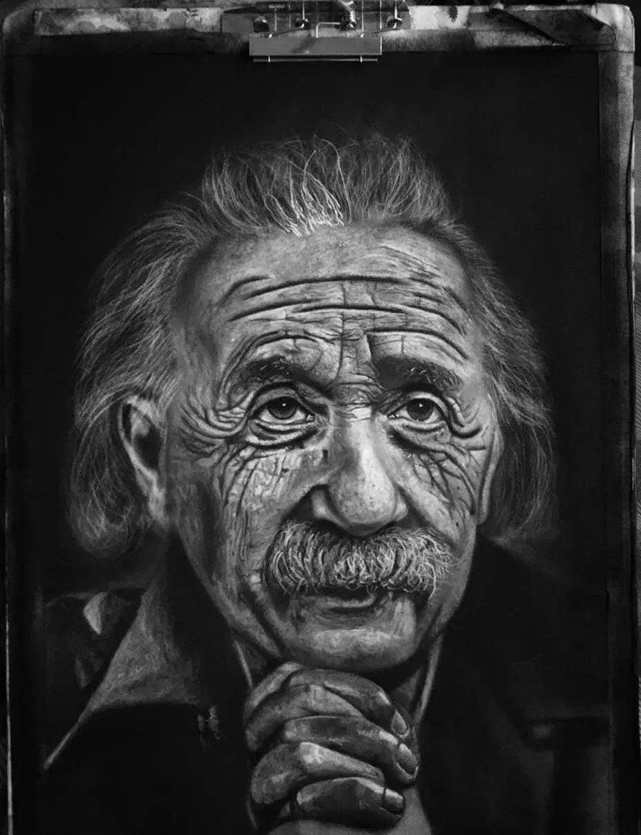 سفارش نقاشی سیاه قلم|تابلو، نقاشی، عکس|قم, شهرک قدس|دیوار