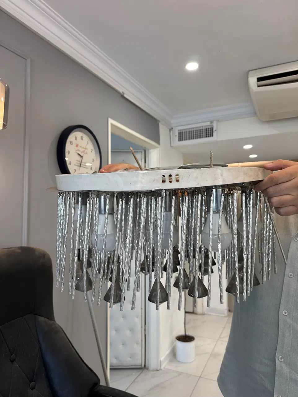 لوستر سقفی ریموتی|لوستر و چراغ آویز|تهران, درختی|دیوار