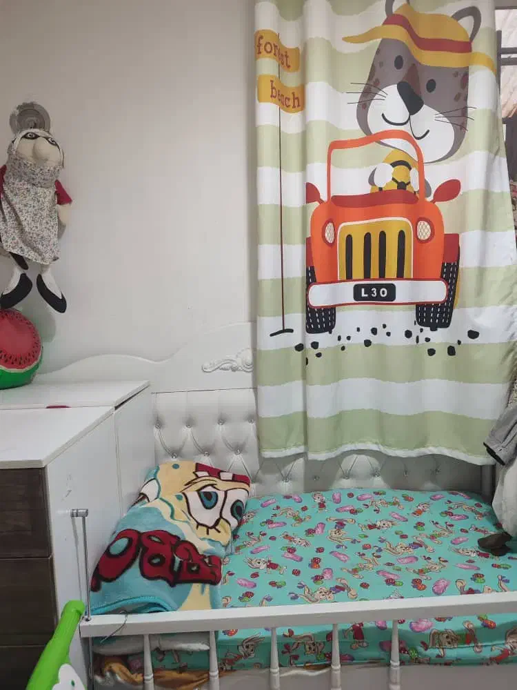 پرده و لوستر و فرش اتاق کودک|اسباب و اثاث بچه|لاهیجان, امیرشهید|دیوار