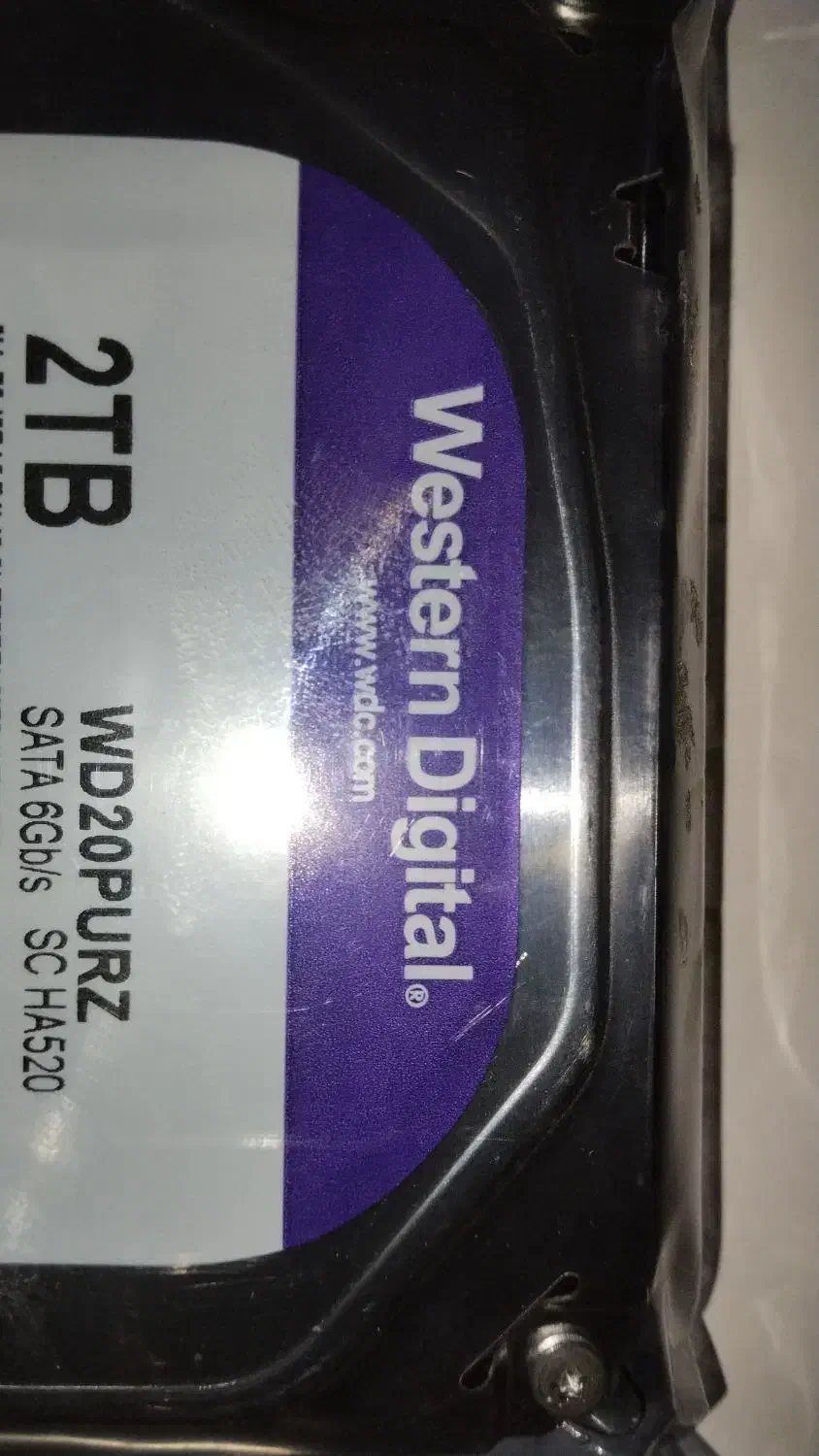 هارد 2 ترابایت وسترن بنفش آکبند و نو|قطعات و لوازم جانبی رایانه|پیشوا, |دیوار