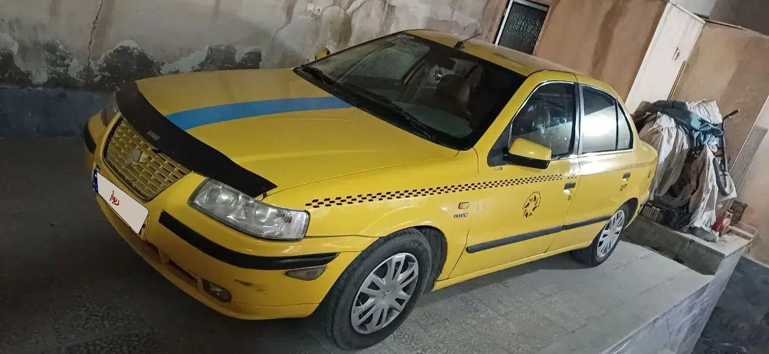 سمند تاکسیef7دوگانه کارخانه|خودرو سواری و وانت|کاشان, دروازه جوشقان|دیوار