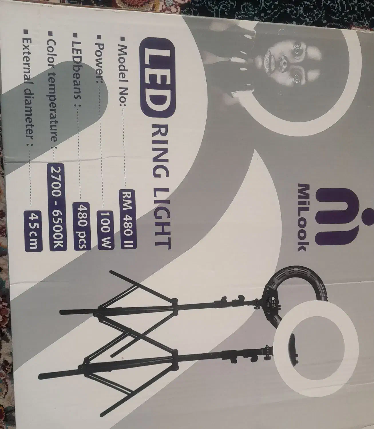 رینگ لایت درحدنو|دوربین عکاسی و فیلم‌برداری|یزد, |دیوار