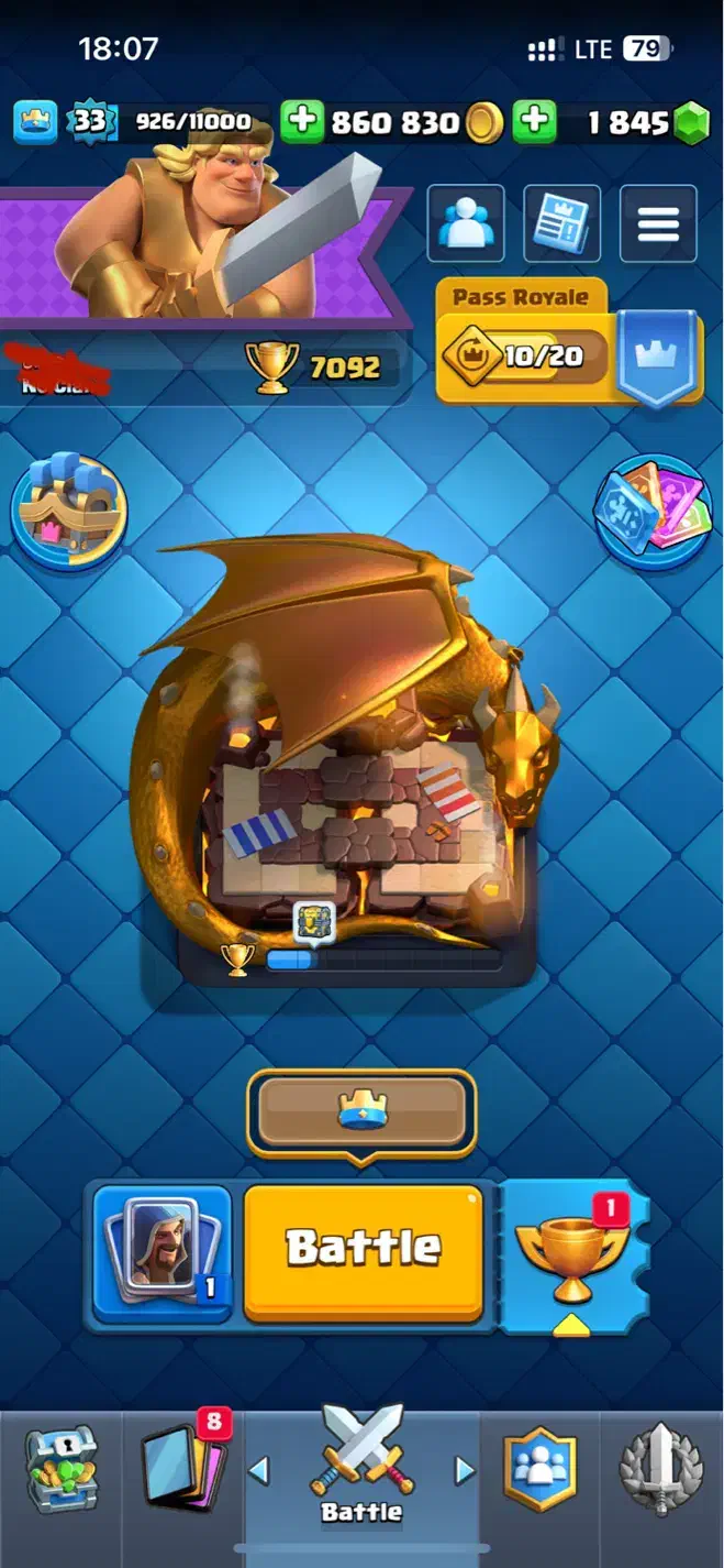 اکانت کلش رویال|کنسول، بازی ویدئویی و آنلاین|مبارکه, |دیوار