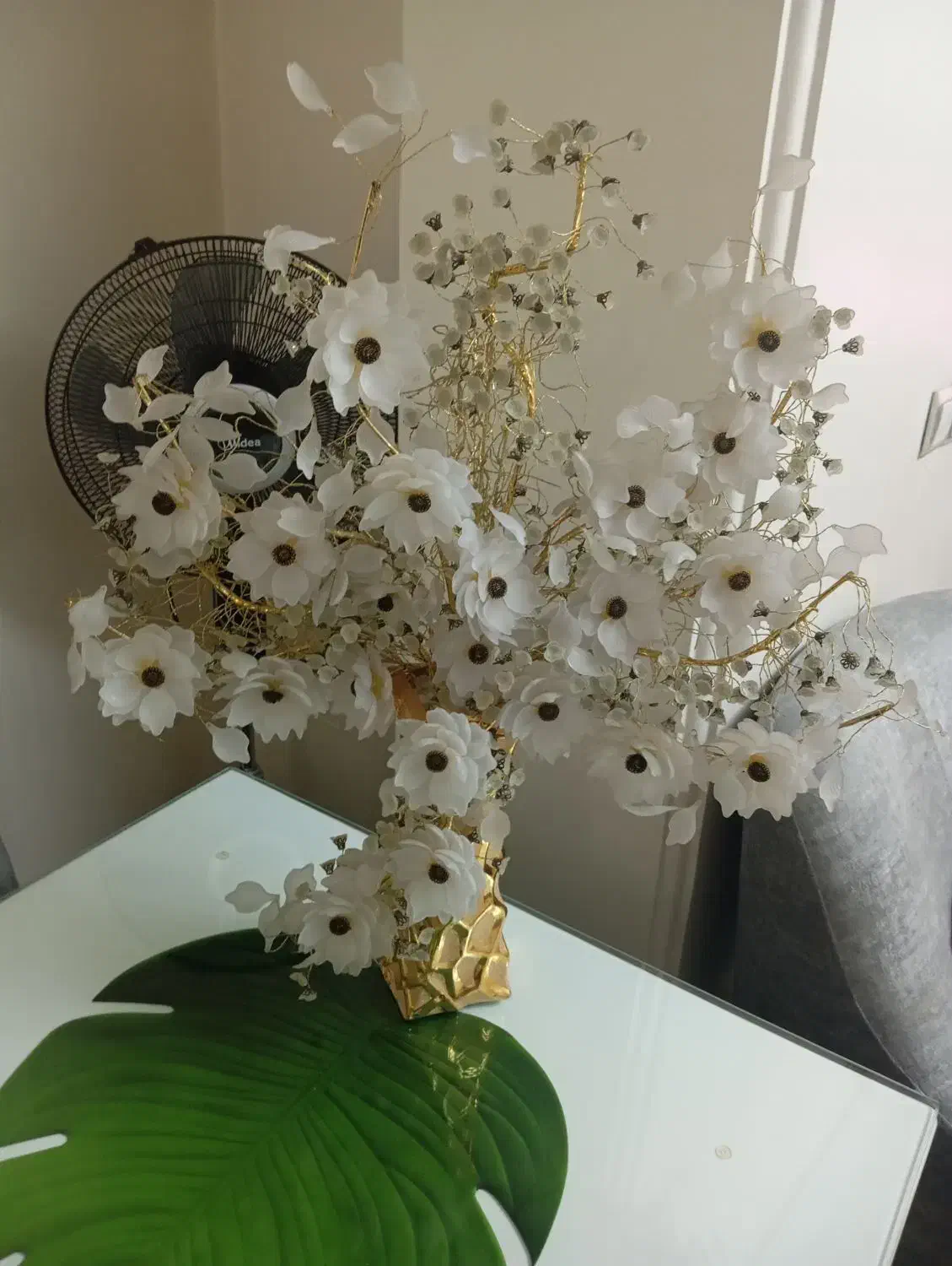 گلدان و گل های کریستالی|گل مصنوعی|تهران, بهارستان|دیوار