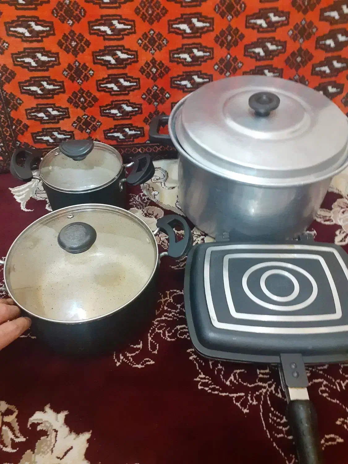 قابلمه و تابه رژیمی دو طرفه|ظروف پخت‌وپز|قم, زنبیل آباد|دیوار