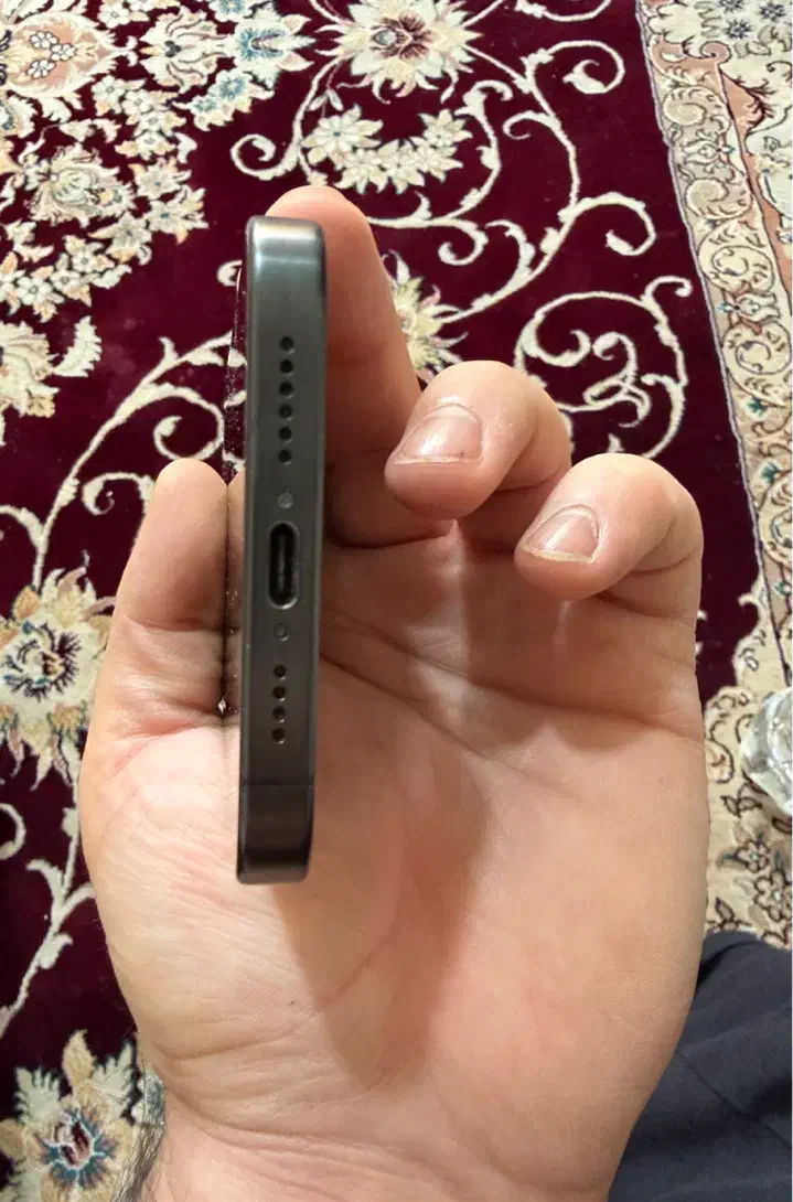 فروش فوری آیفون 15 پرومکس مشکی ، یک ترابایت|موبایل|اصفهان, خانه اصفهان|دیوار