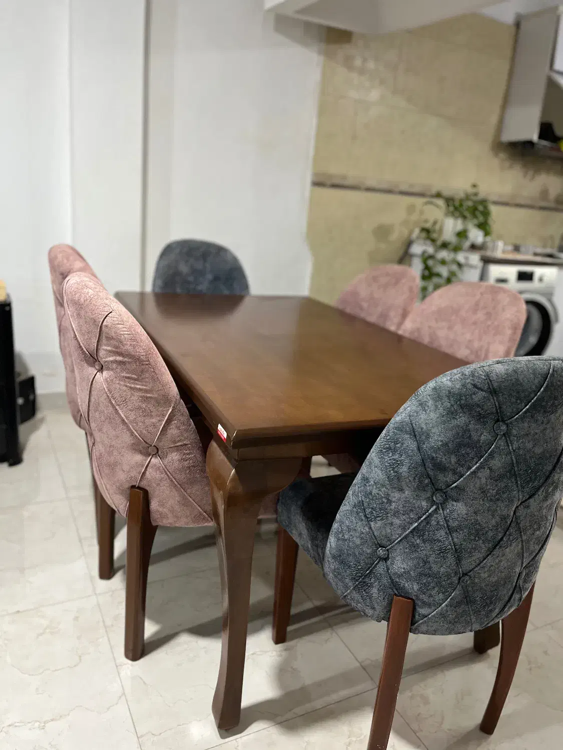 میز غذاخوری ۶نفره|میز و صندلی غذاخوری|سلمان‌شهر, |دیوار