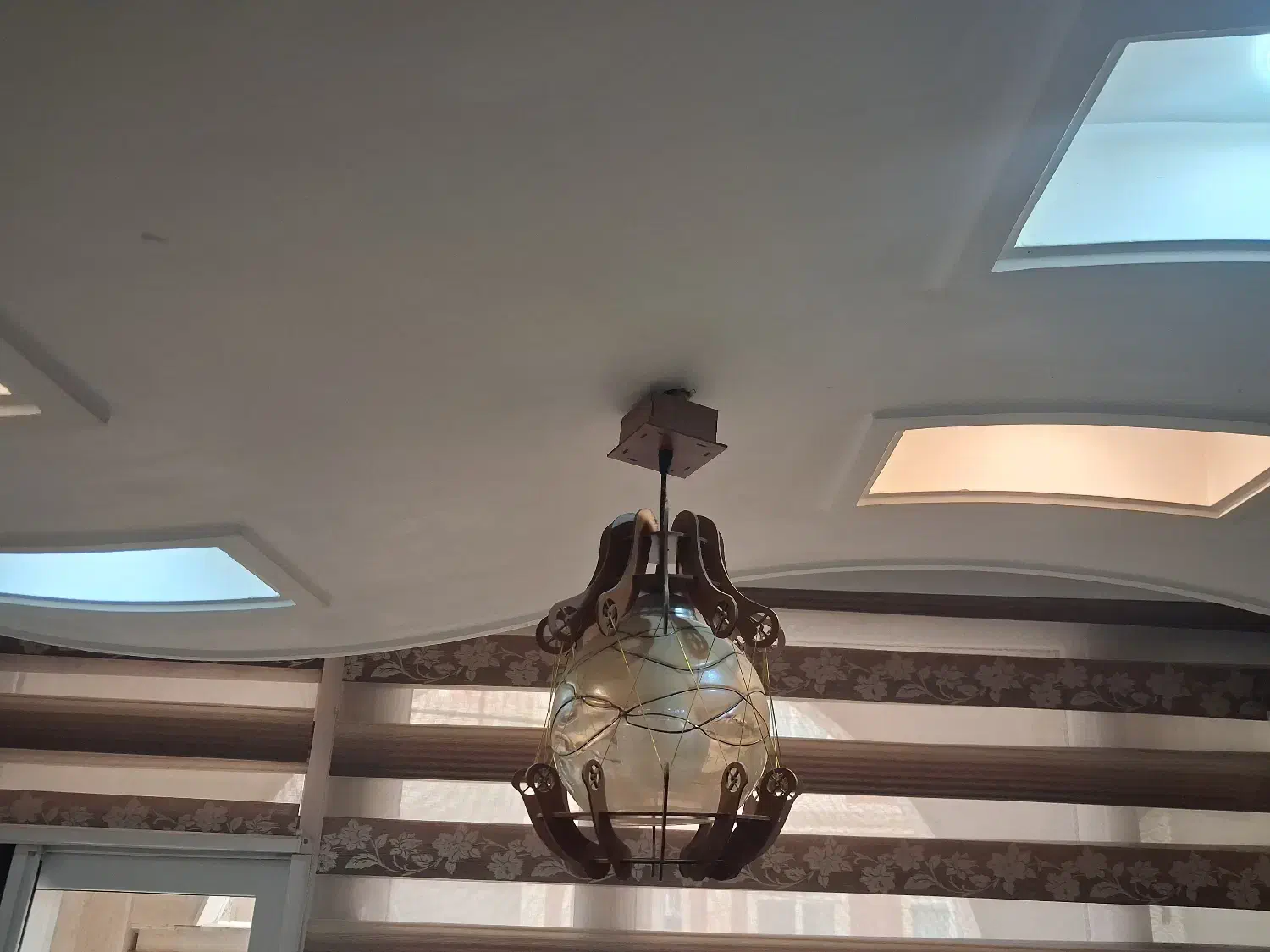 لوستر|لوستر و چراغ آویز|بهارستان, |دیوار