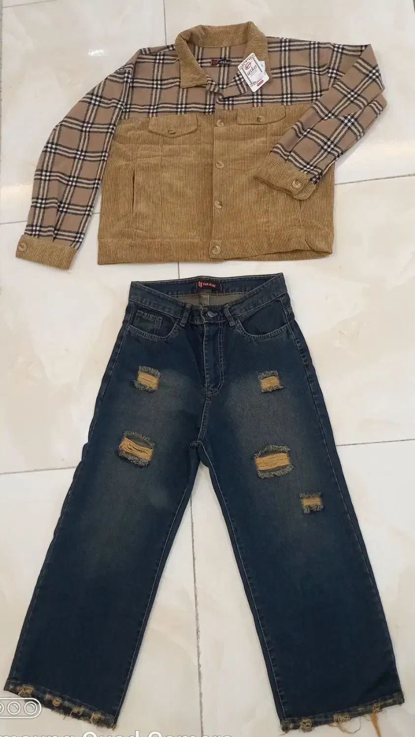 شلوارلی واید لگ و کت دخترانه اسپرت نو نو|لباس|ارومیه, |دیوار