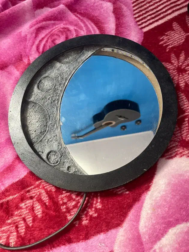 اینه ماه چراغ دار|ریسه و چراغ تزئینی|بیرجند, |دیوار