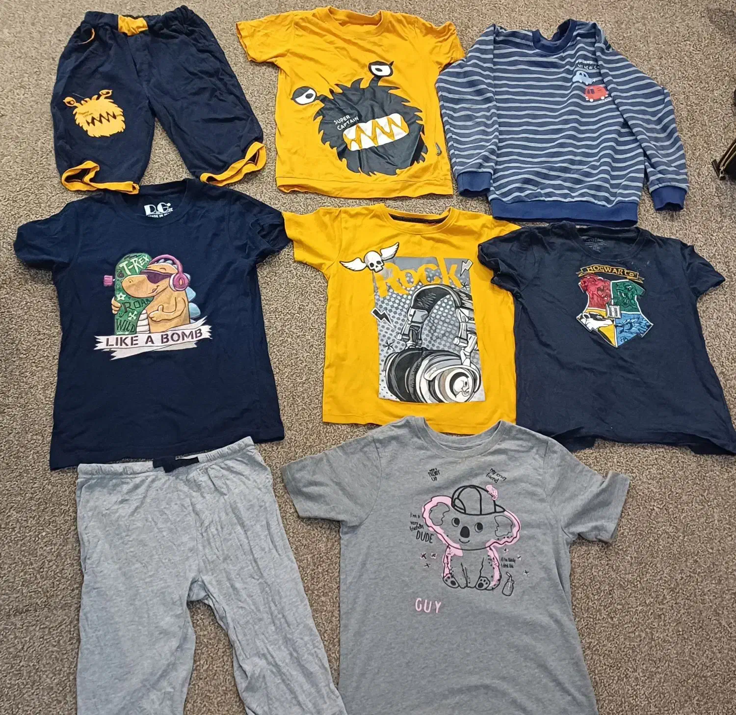 تعدادی لباس خونگی پسرانه مناسب ۷سال|کفش و لباس بچه|ری, علایین|دیوار