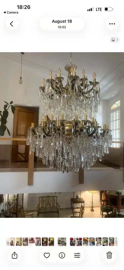 فروش ۲ عدد لوستر آویز مخصوص لابی و خان نشین|لوستر و چراغ آویز|شیراز, درکی|دیوار