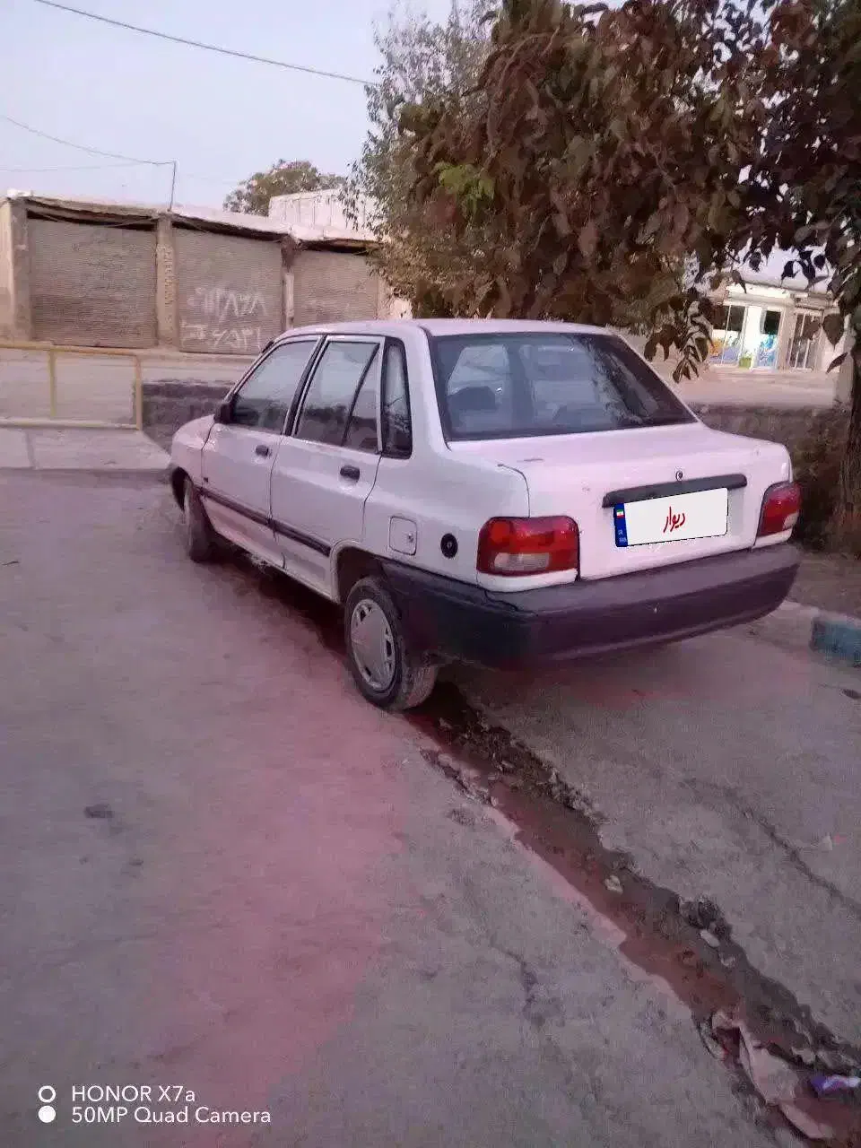 ماشین پراید سفید|خودرو سواری و وانت|تیران, |دیوار