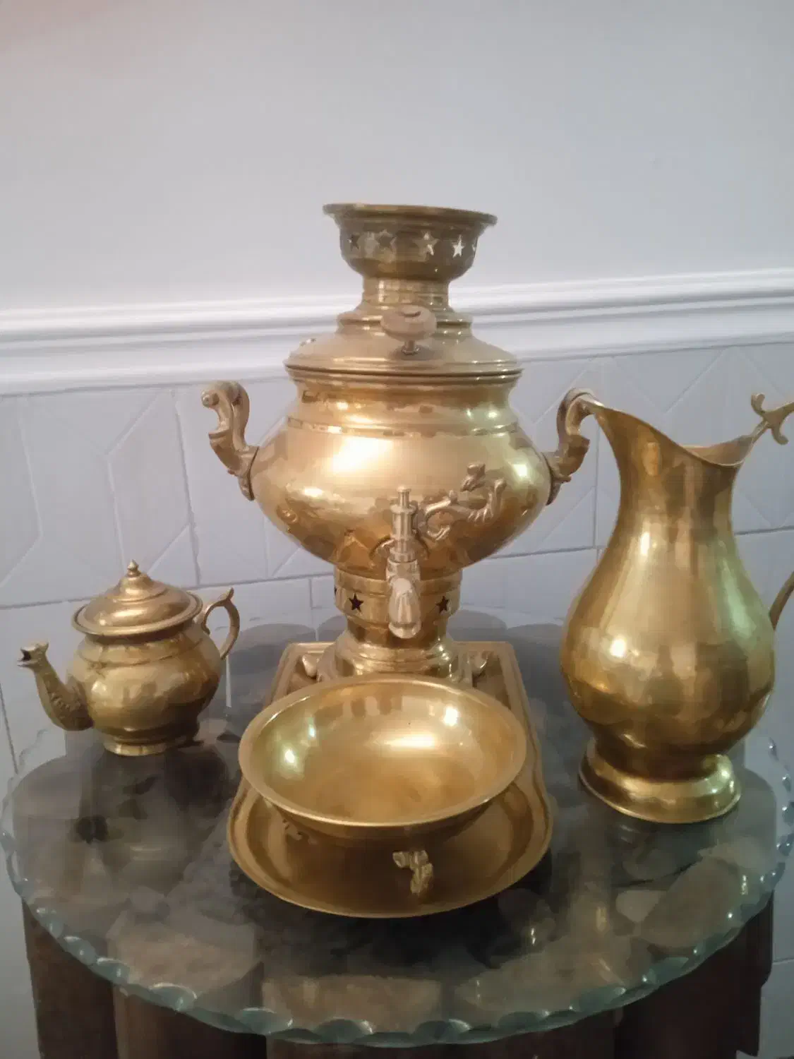 سماور مسی|سماور، چای‌ساز، قهوه‌ساز|زاهدان, |دیوار