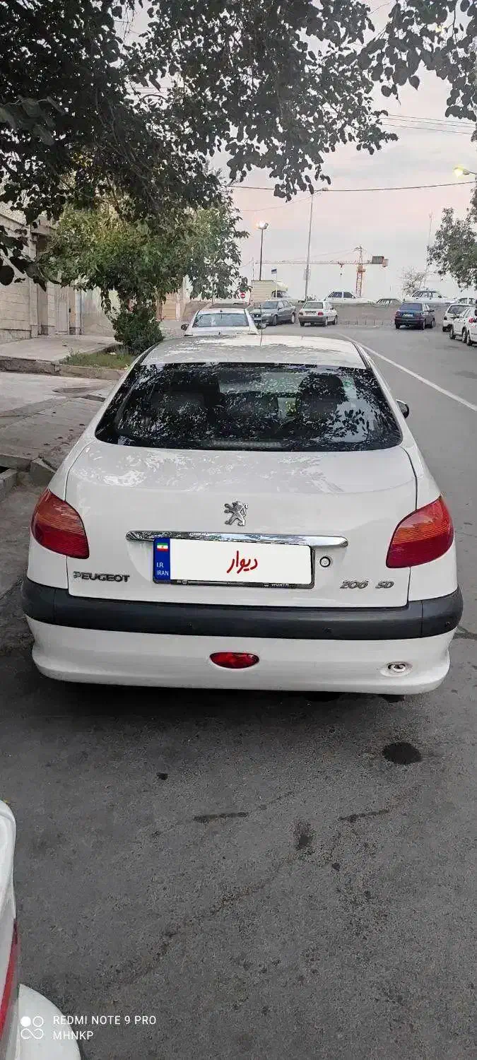 پژو 206SD V8 سفارشی آریان|خودرو سواری و وانت|گرگان, |دیوار