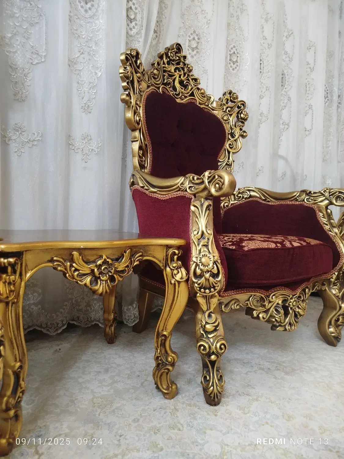 مبل استیل نه نفره|مبلمان خانگی و میز عسلی|قم, سراجه (۱۵ خرداد)|دیوار