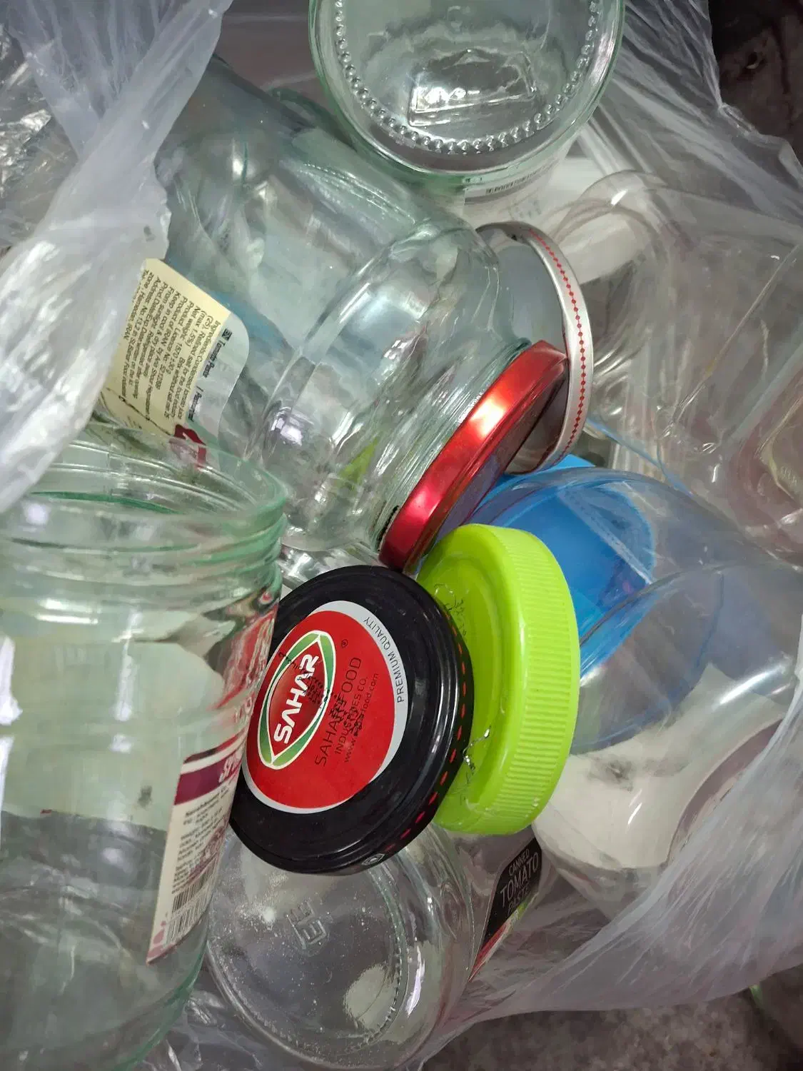 فروش شیشه کوچک وبزرگ|ظروف نگهدارنده، پلاستیکی، یک‌بارمصرف|رودسر, |دیوار