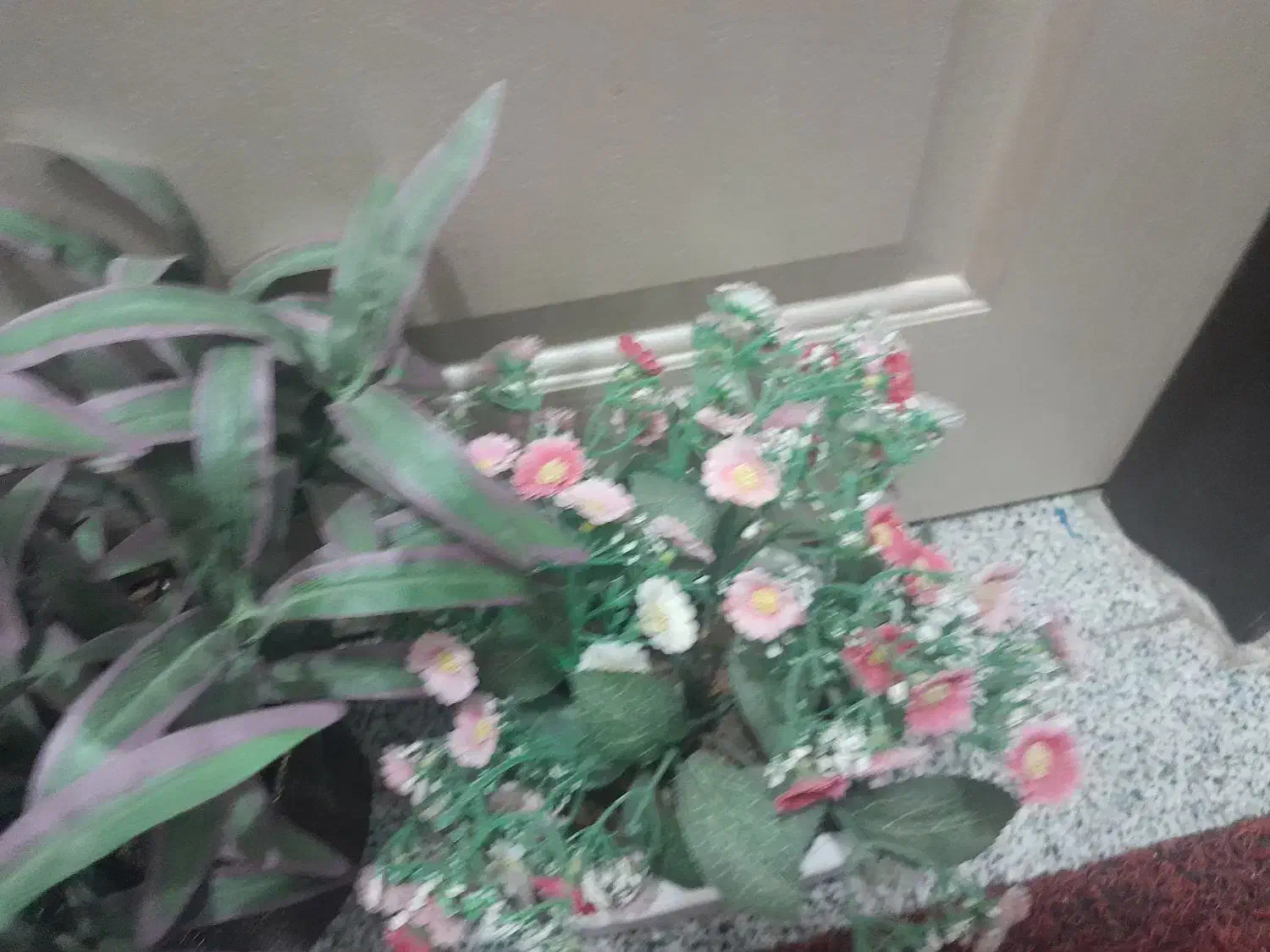 فروش دو گلدان گل مصنوعی|گل مصنوعی|تبریز, |دیوار