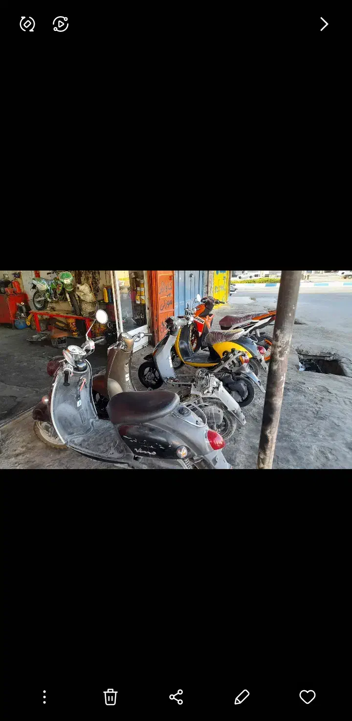 پاکشتی اسکوتر موتورشارژی ایروکس کلیک|خدمات موتور و ماشین|رامهرمز, |دیوار