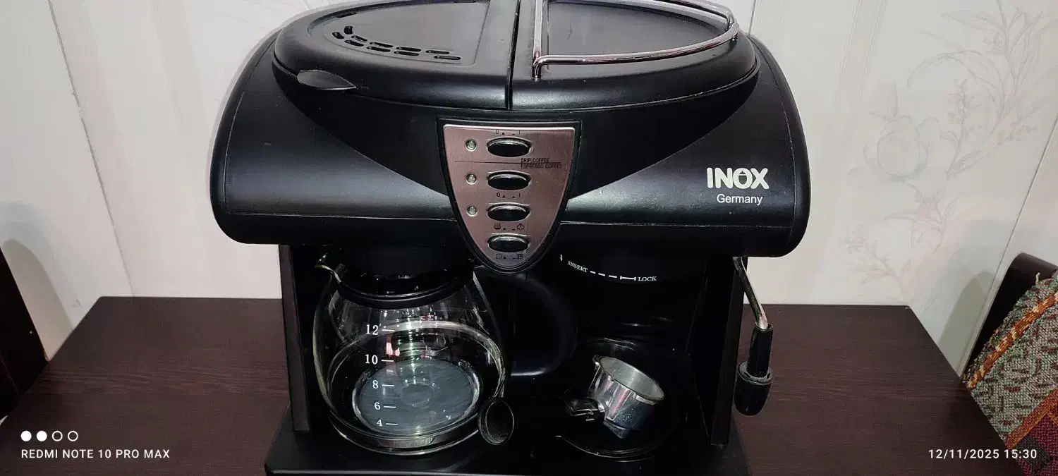 قهوه ساز و اسپرسوساز اینوکس آلمان|سماور، چای‌ساز، قهوه‌ساز|قدس, شهر‌قدس|دیوار