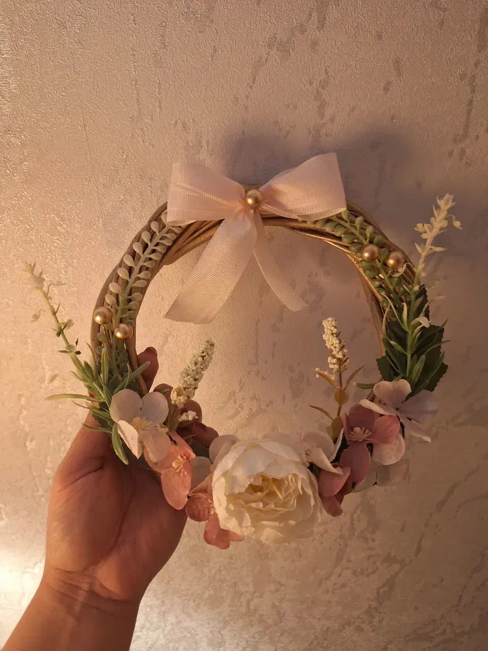 حلقه گل پشت درب|گل مصنوعی|تهران, جوادیه|دیوار