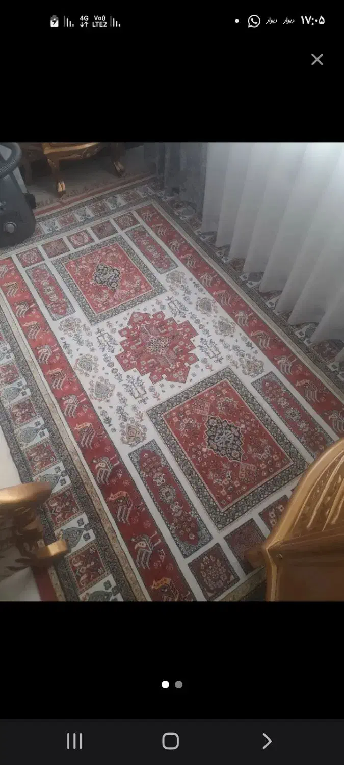 فرش قایچه|فرش|مشکین‌دشت, |دیوار