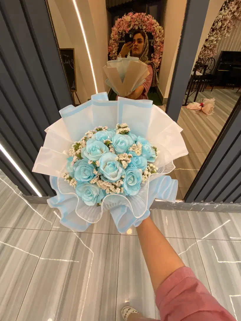 دسته گل ماندگار مصنوعی هدیه روززن|گل و گیاه طبیعی|مشهد, کوشش|دیوار