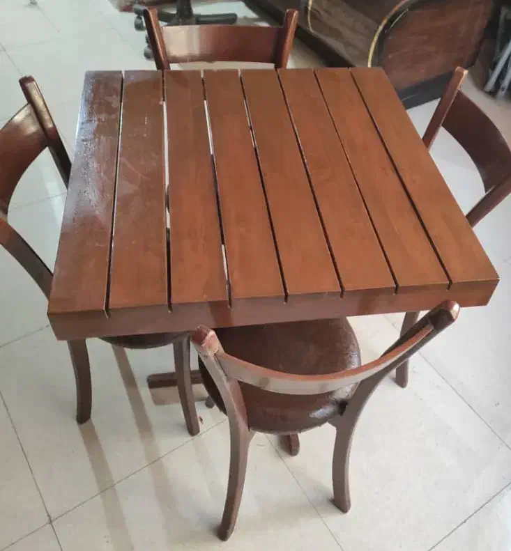 میز و صندلی چوبی|میز و صندلی غذاخوری|کرمان, |دیوار