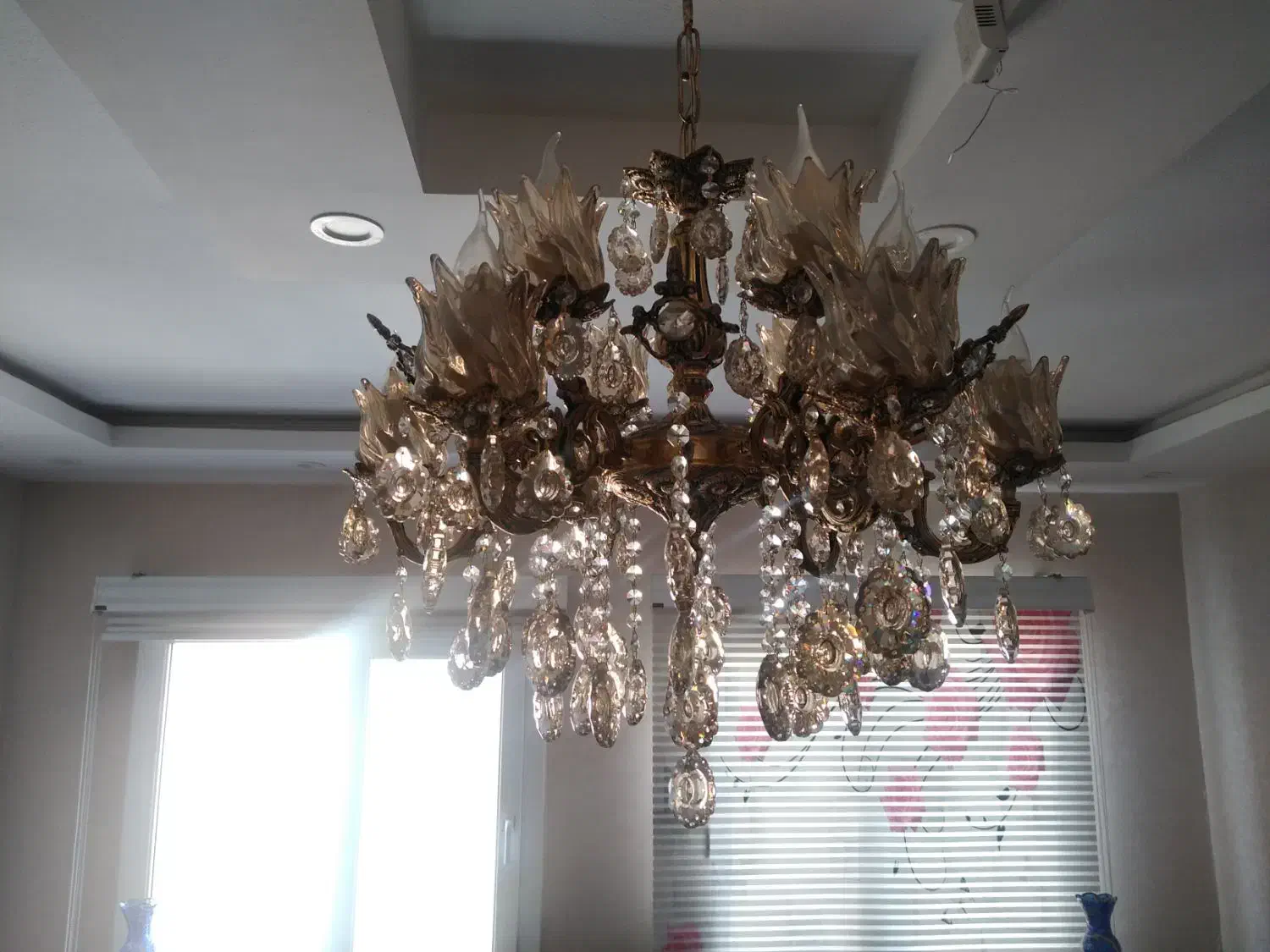 دو عدد لوستر پذیرایی و آشپزخانه|لوستر و چراغ آویز|اراک, |دیوار