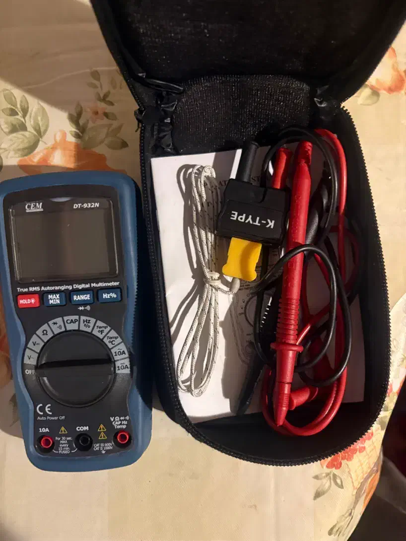 مولتیمتر CEM DT-916N نو و آکبند قیمت ویژه|ابزارآلات|تهران, قیطریه|دیوار